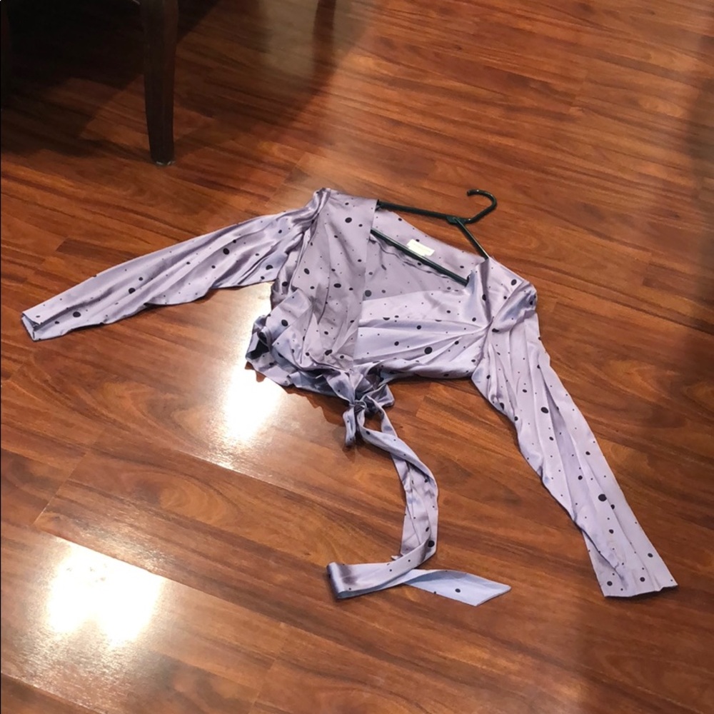 Liz Claiborne polka dot top